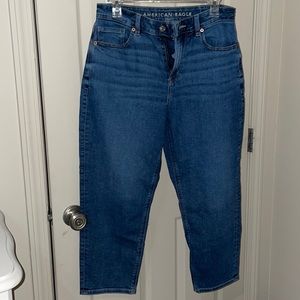 American Eagle stretch mom jean, size 4 EXTRA SHORT